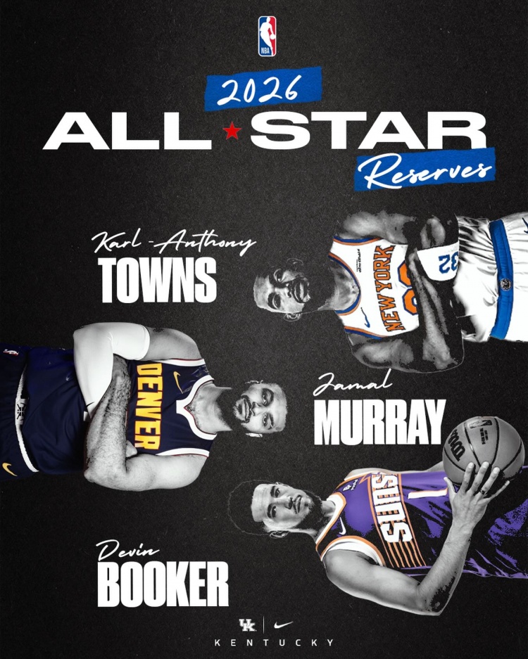 熊猫体育APP-高质量校友!肯塔基共计五位校友入选今年全明星 首发两人